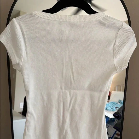 Pilcro Women's Cream Scoop Neck Blouse - Picture 5 of 5